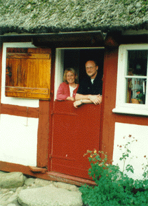 Gårdsföreståndarna Rose-Marie och Lars Johansson